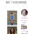 Company's Forum Blogger of the Week: What's In Her Wardrobe
